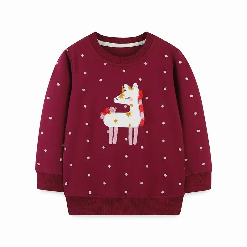 Colorful Children's Animal & Fantasy Print Sweatshirts