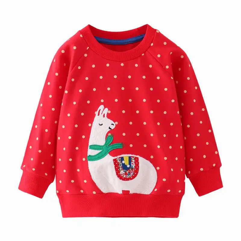 Colorful Children's Animal & Fantasy Print Sweatshirts