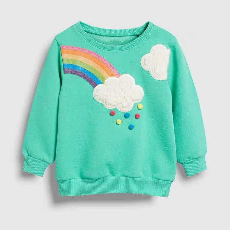 Colorful Children's Animal & Fantasy Print Sweatshirts