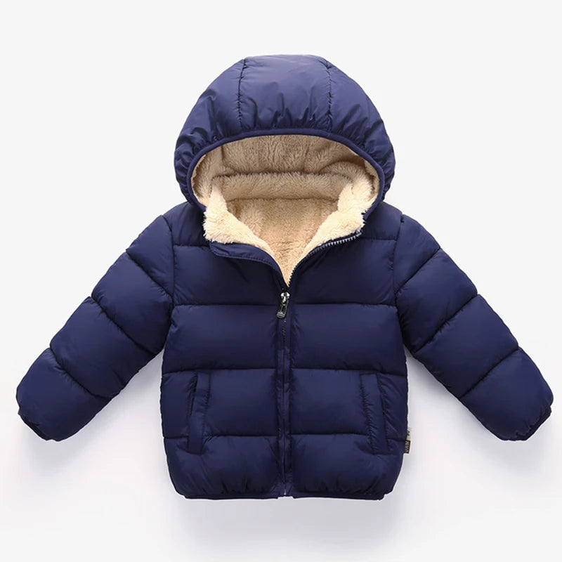 Puffer Winter Jackets with Fleece Lining