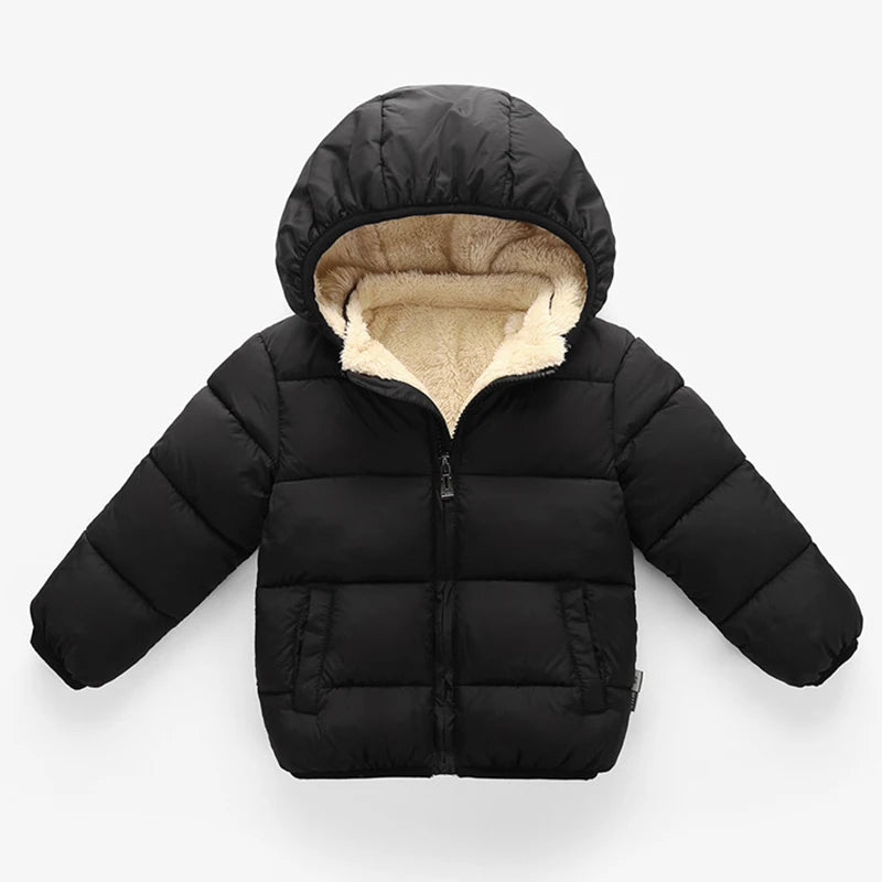 Puffer Winter Jackets with Fleece Lining