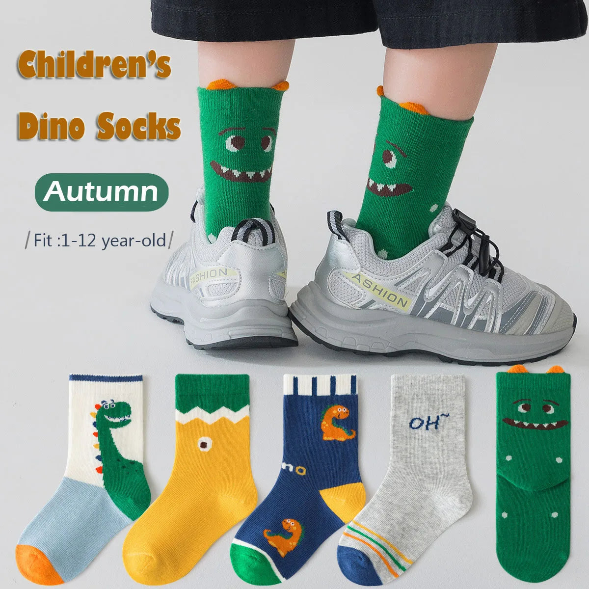 Kids' Space & Fun Patterned Socks Collection