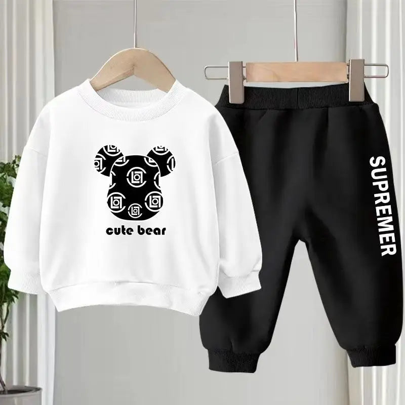 Cute Bear Kids' Sweater & Pants Set