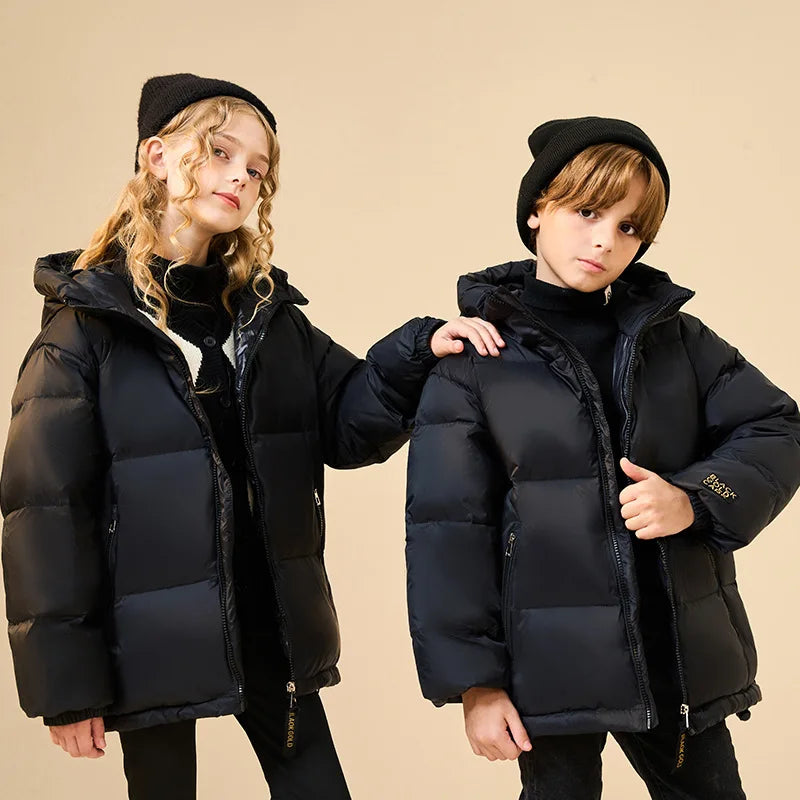 Cozy Black Winter Puffer Jacket
