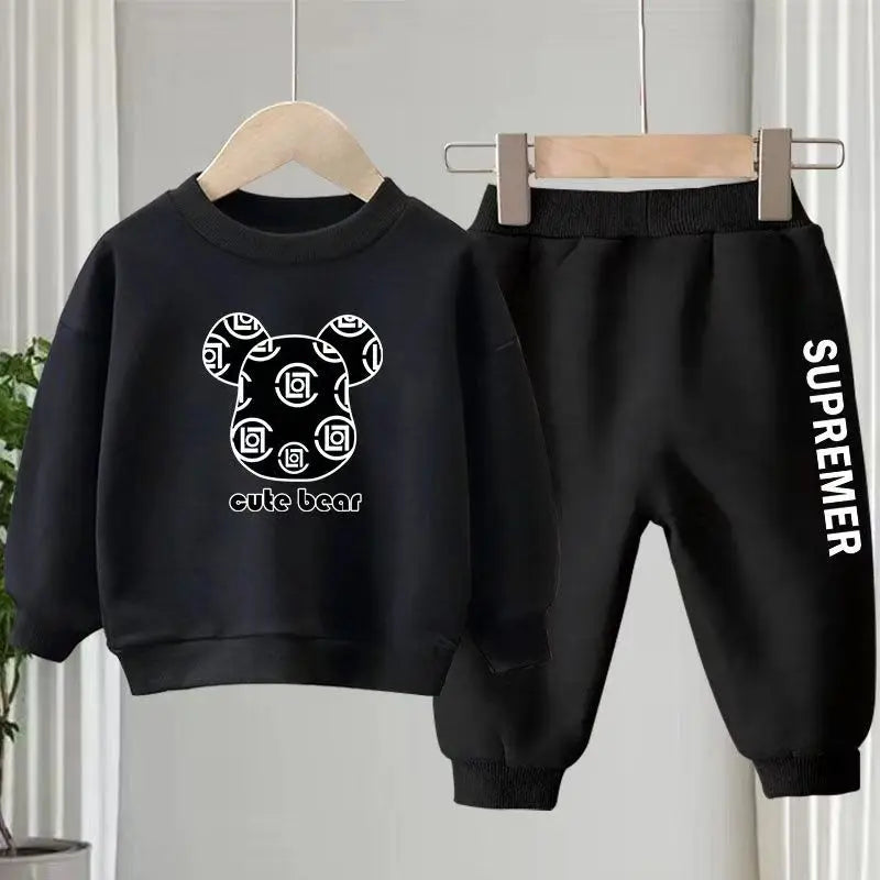 Cute Bear Kids' Sweater & Pants Set