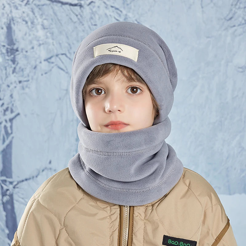 Comfort Fit Kids’ Winter Hat and Scarf Set
