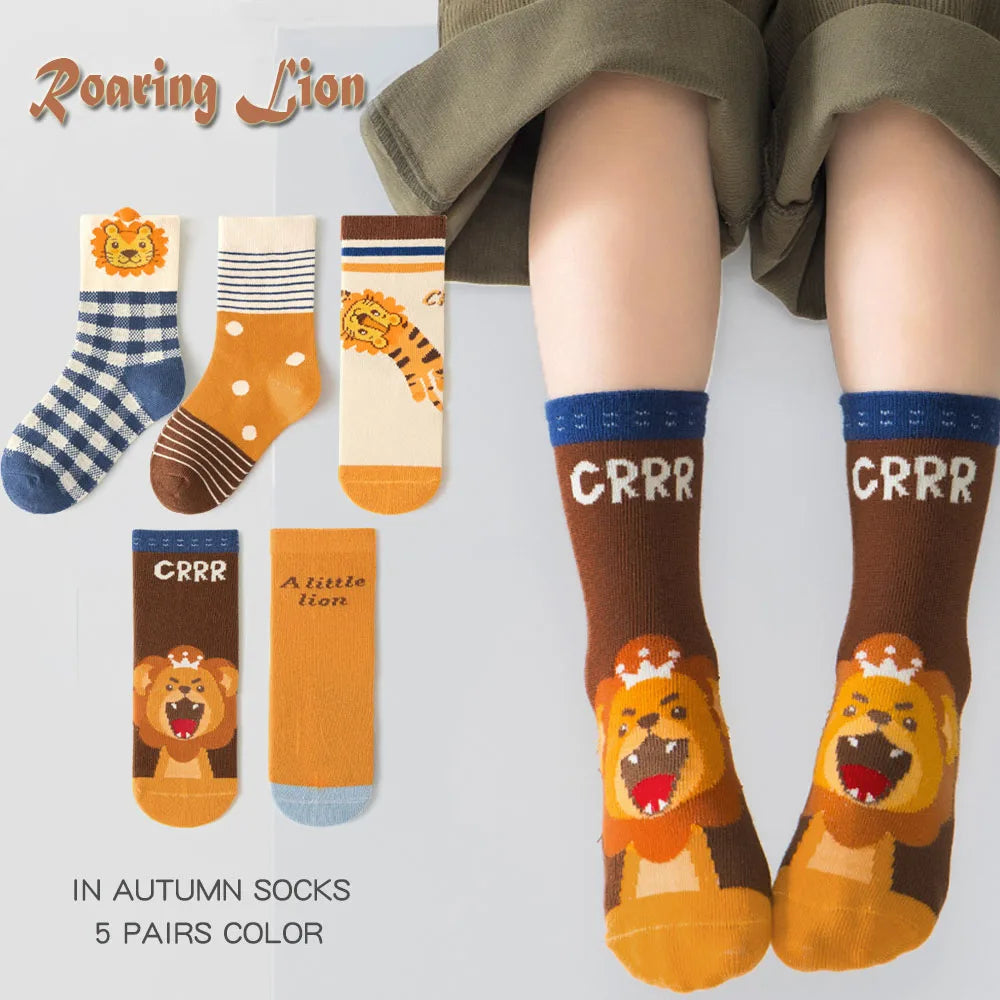 Kids' Space & Fun Patterned Socks Collection
