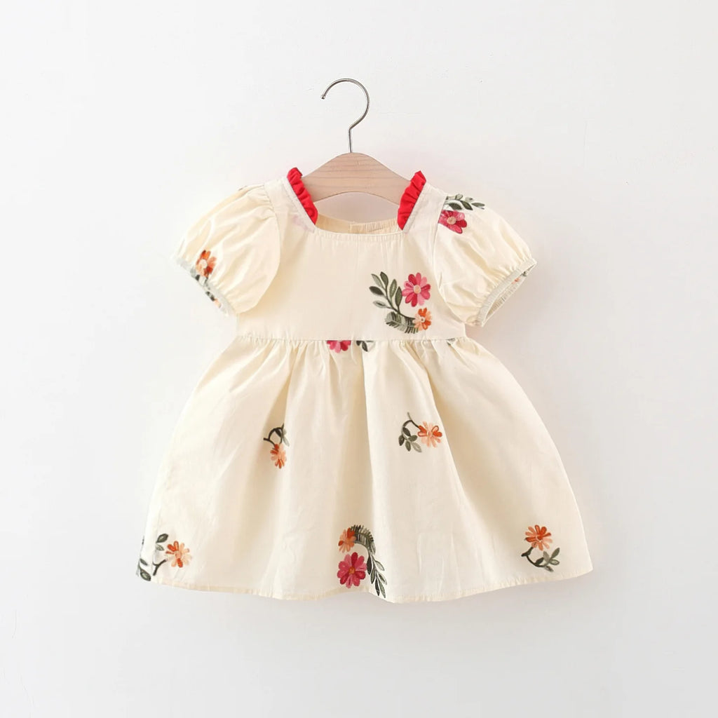 Baby Girl Floral Embroidered Dress