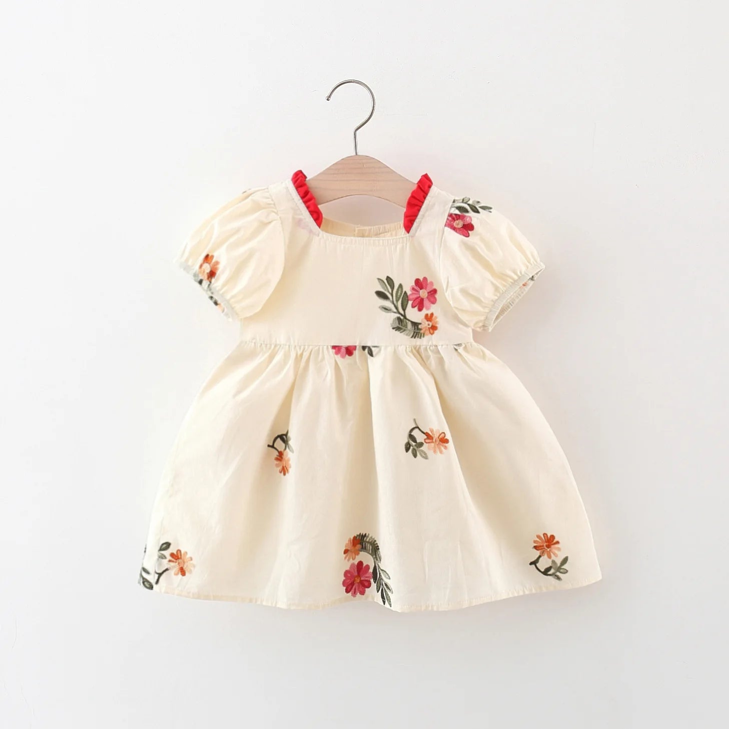 Baby Girl Floral Embroidered Dress