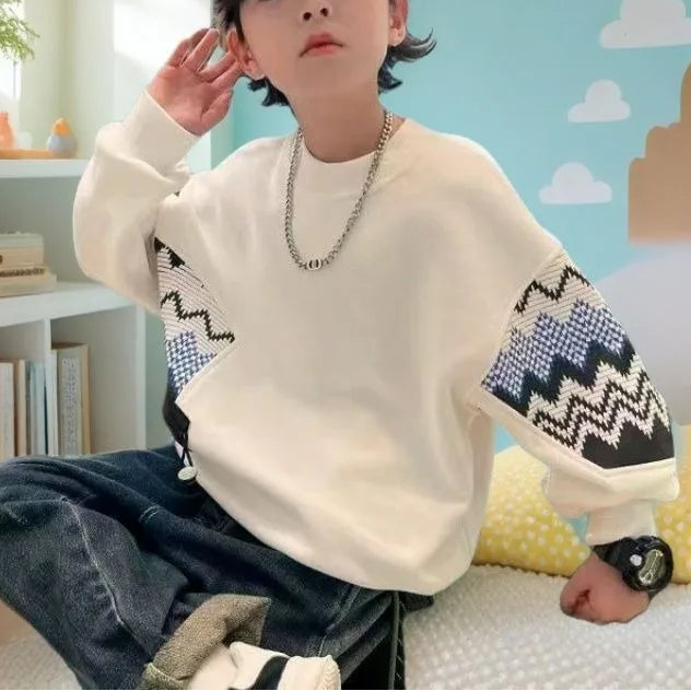 Stylish Kids' Graphic Sweatshirt