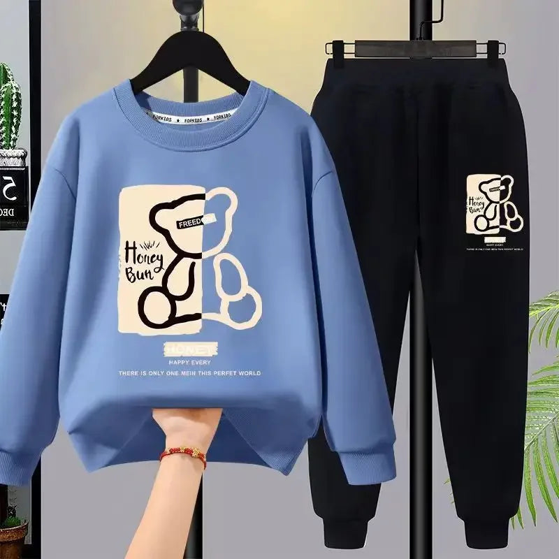 Honey Bun Teddy Sweatshirt & Jogger Set