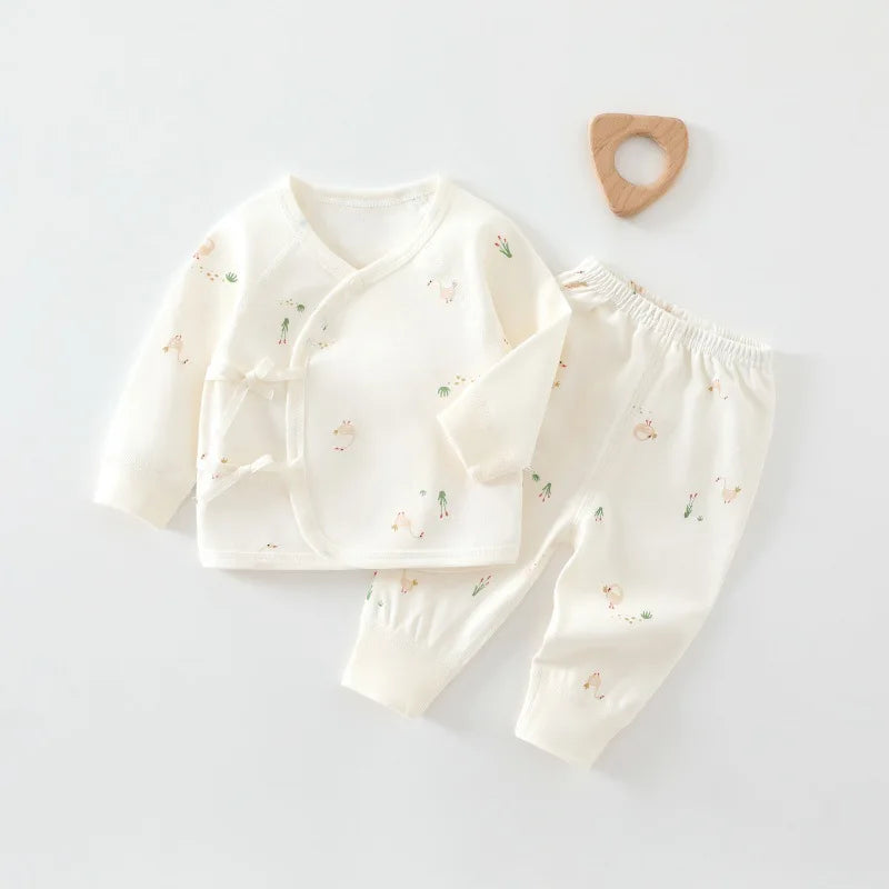 Cute Baby Animal & Fruit Print Pajama Sets