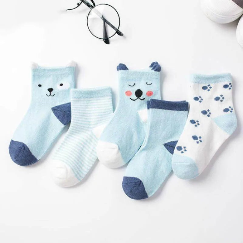 Cute Animal & Cartoon Baby Socks Collection