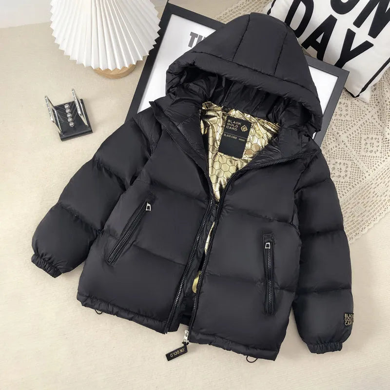 Cozy Black Winter Puffer Jacket