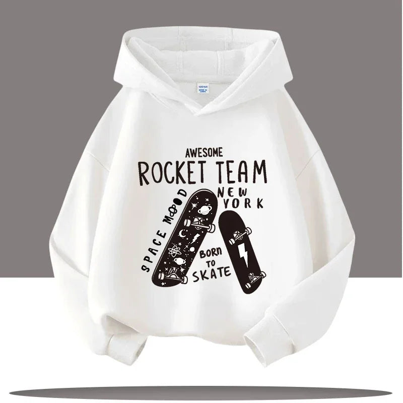 Rocket Team Skateboard Hoodies