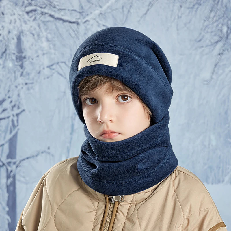 Comfort Fit Kids’ Winter Hat and Scarf Set