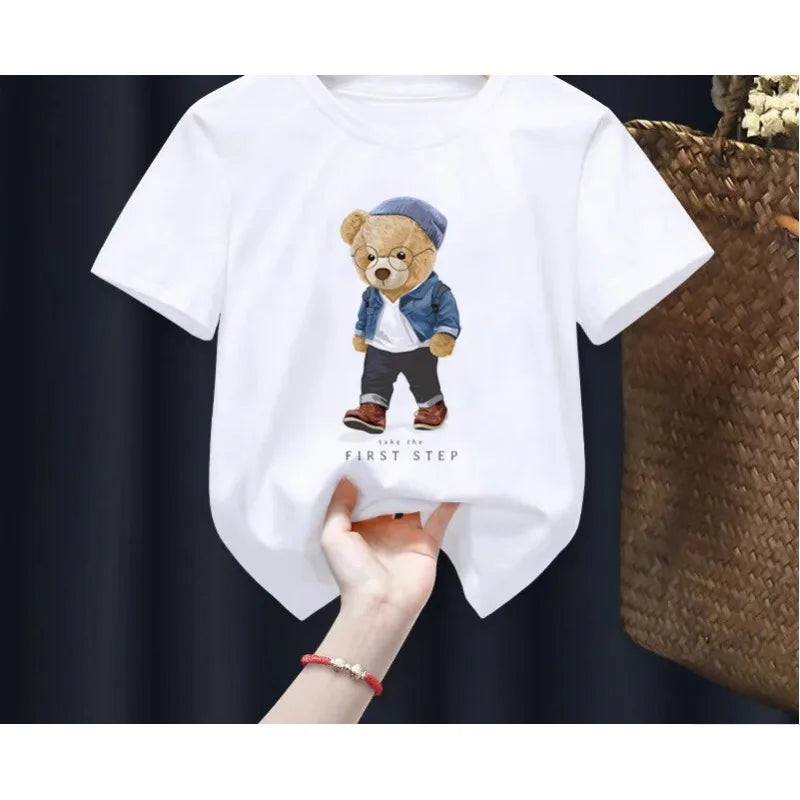 Cute Bear Cartoon T-Shirts