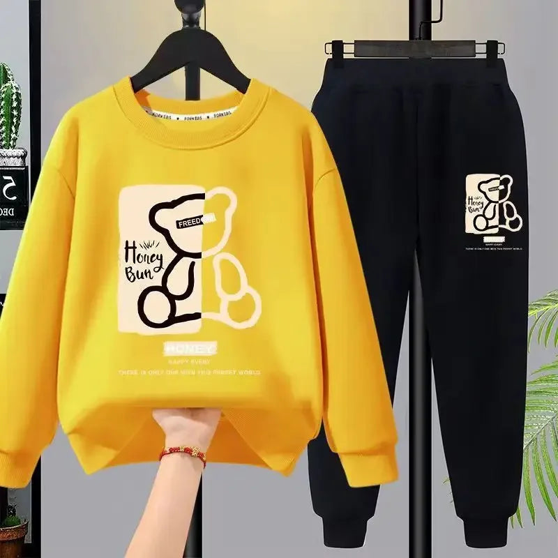 Honey Bun Teddy Sweatshirt & Jogger Set