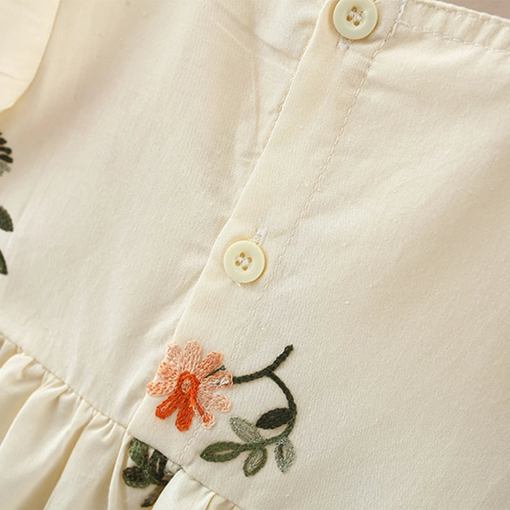 Baby Girl Floral Embroidered Dress
