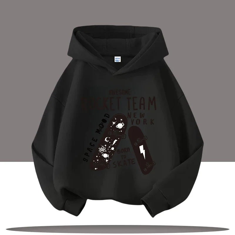 Rocket Team Skateboard Hoodies