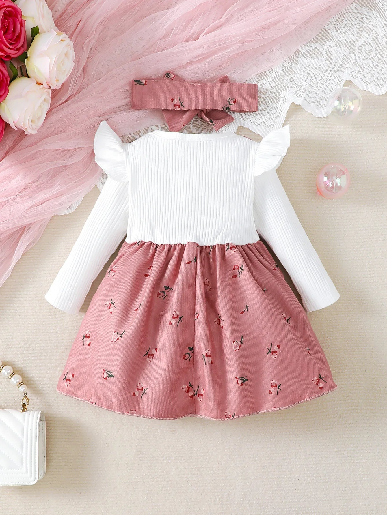 Baby Girl Floral Embroidered Dress