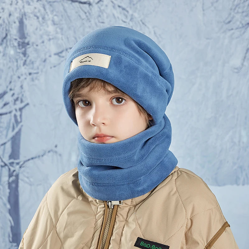 Comfort Fit Kids’ Winter Hat and Scarf Set