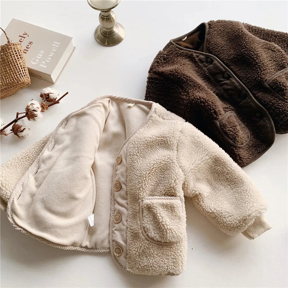 Lamb Velvet Warm Teddy Bear Jacket