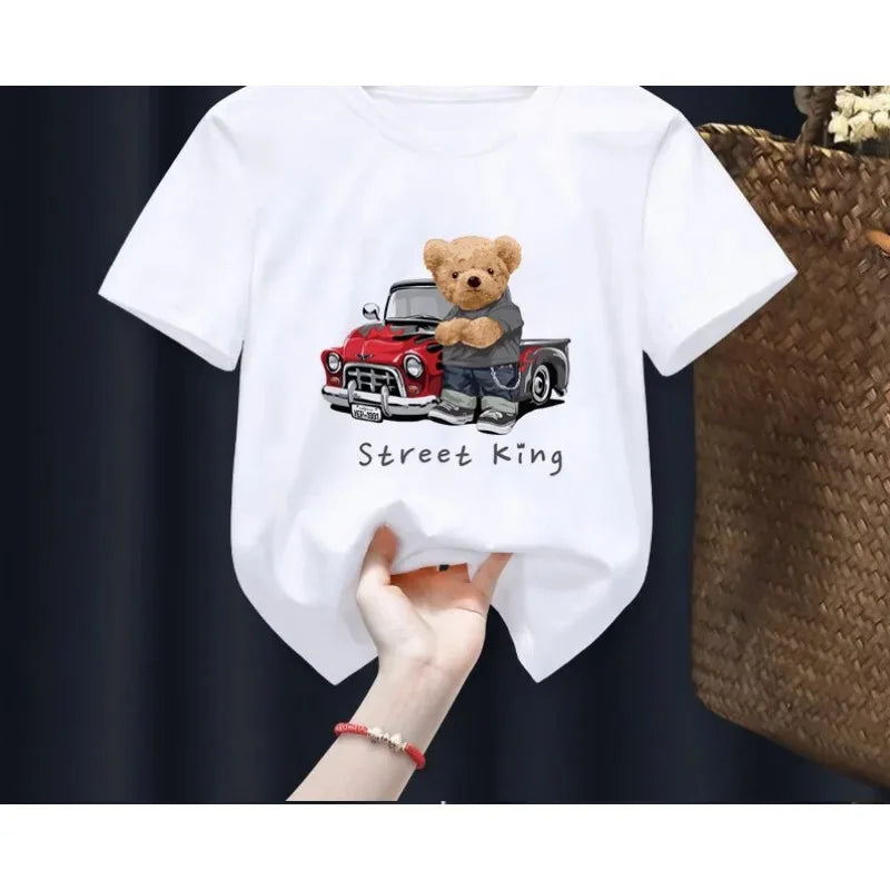Cute Bear Cartoon T-Shirts