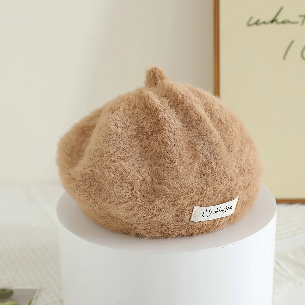 Fluffy Mushroom-Shaped Plush Hats