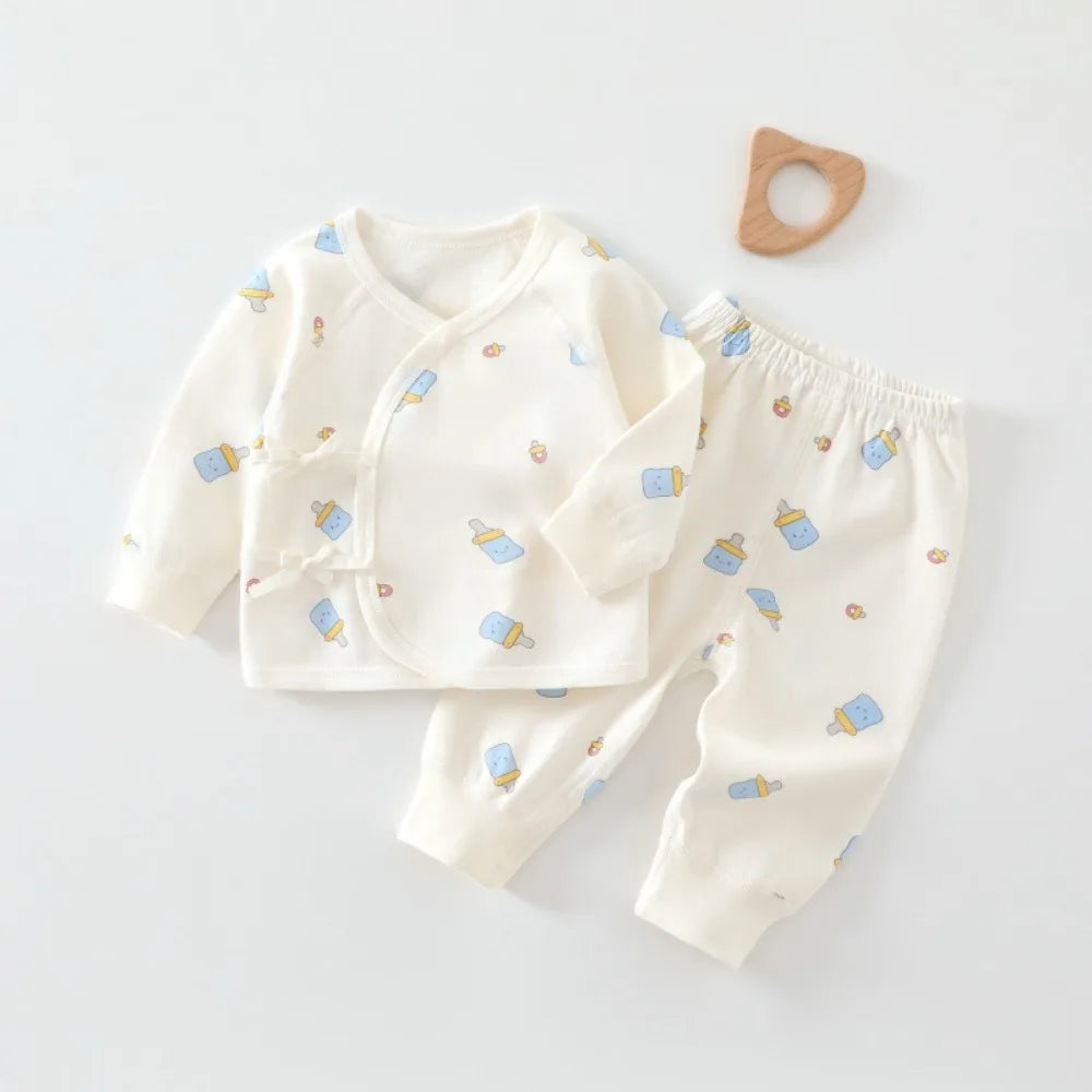 Cute Baby Animal & Fruit Print Pajama Sets