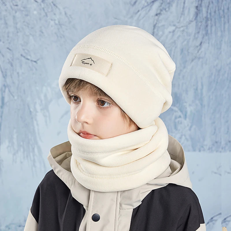 Comfort Fit Kids’ Winter Hat and Scarf Set