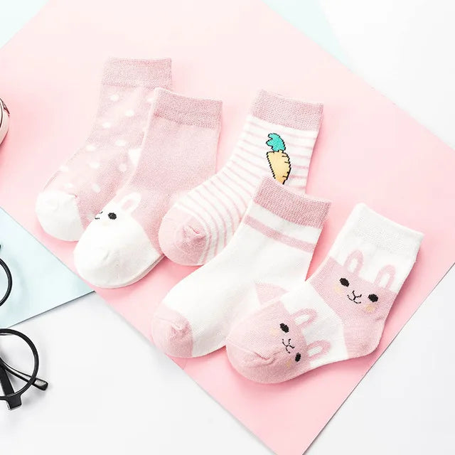 Cute Animal & Pattern Socks Set