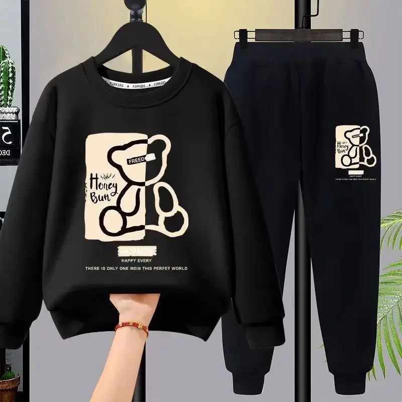 Honey Bun Teddy Sweatshirt & Jogger Set