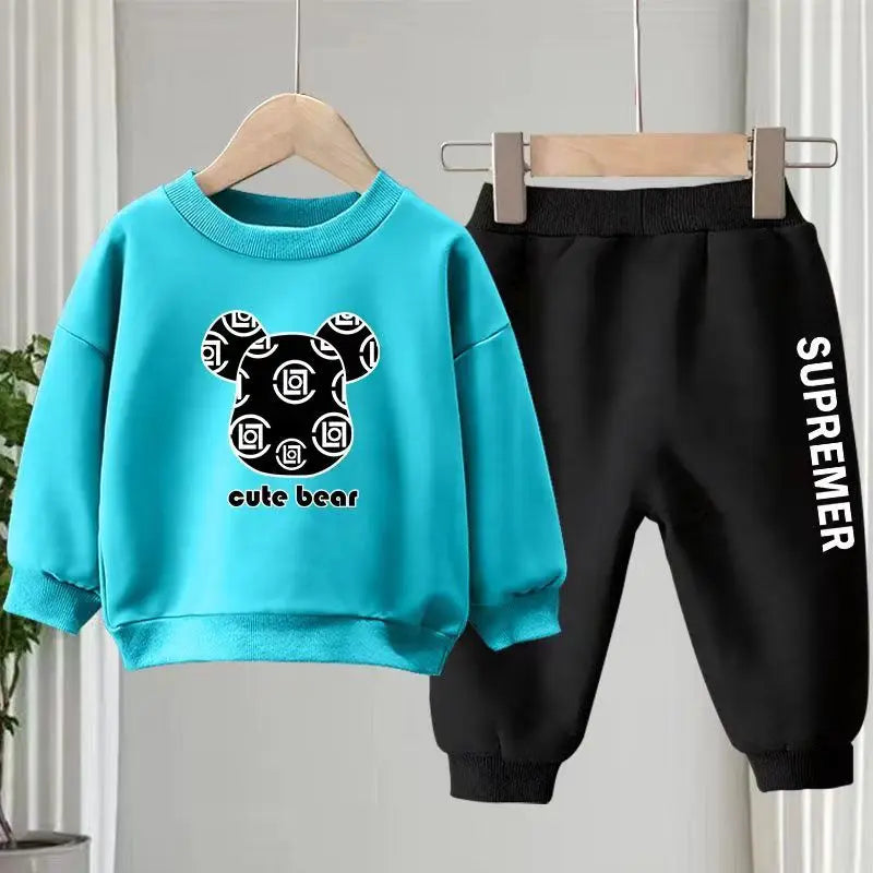 Cute Bear Kids' Sweater & Pants Set