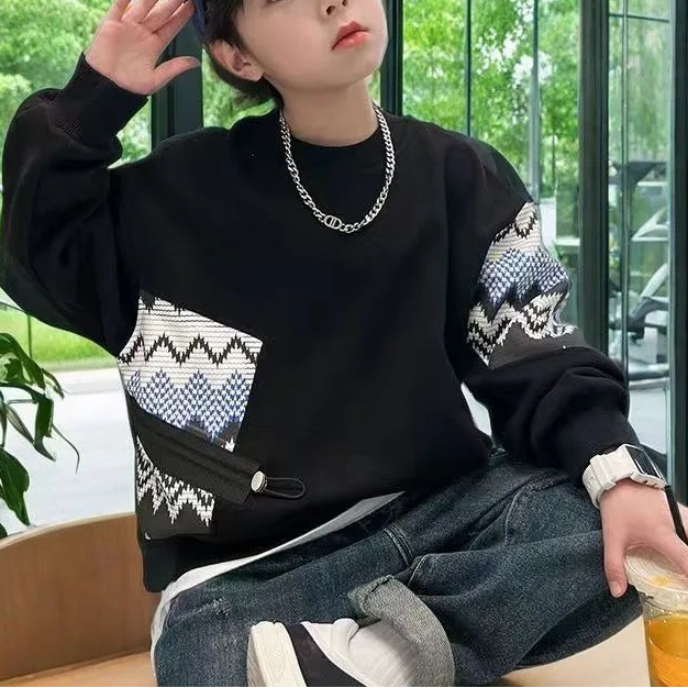 Stylish Kids' Graphic Sweatshirt